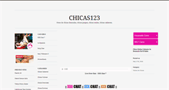 Desktop Screenshot of chicas123.com